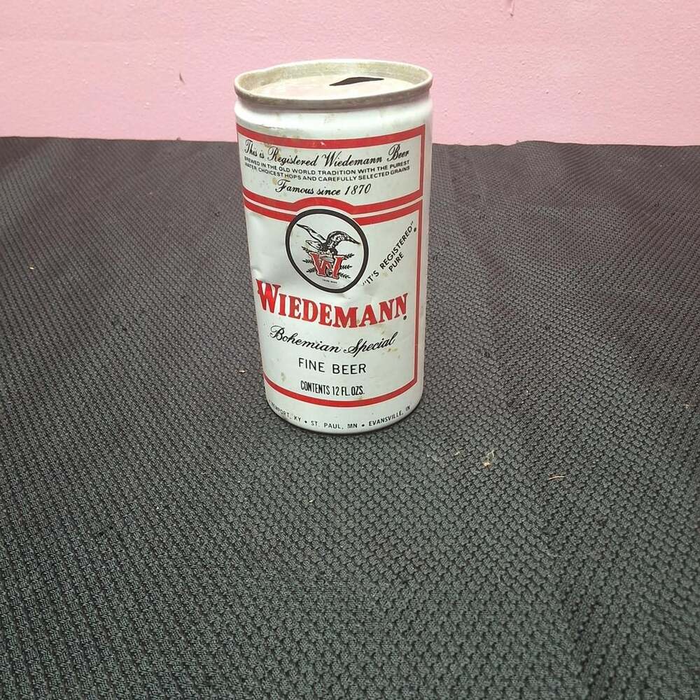 Wiedemann Bohemian Special Fine Beer Vintage Pull Tab Can